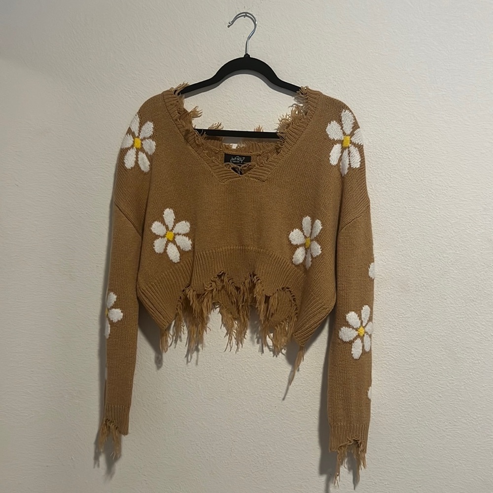 Just Polly sunflower sweater